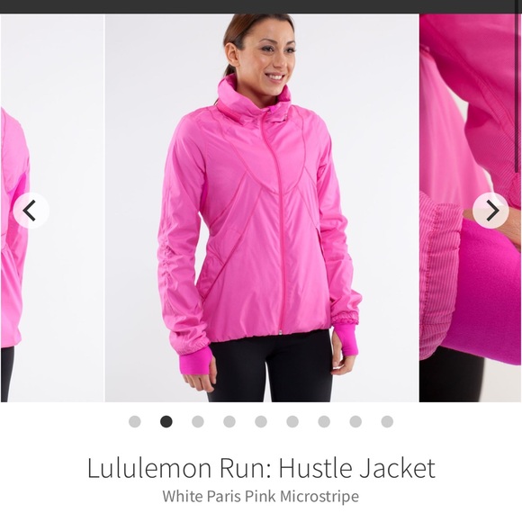 lululemon athletica Jackets & Blazers - Lululemon Run Hustle Jacket Sz 6 Paris Pink